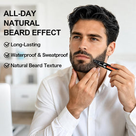 WOZUTUNT enhancement card displaying straight edge for crisp beard and neckline