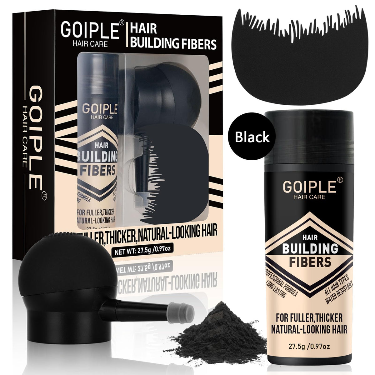 WOZUTUNT front packaging showing kit contents and benefit of fuller hair