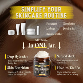 Wrath & Remedy applied to cheek illustrating gentle hydration and non-greasy finish