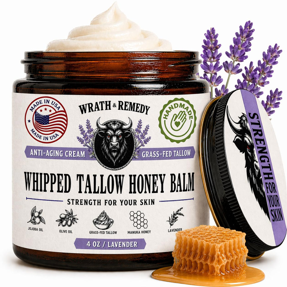 Wrath & Remedy front jar lavender showing clean packaging and benefit of gentle hydration