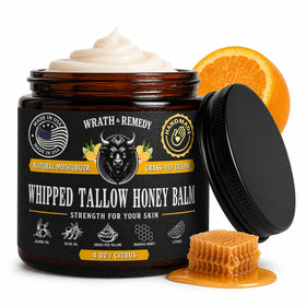 Wrath & Remedy front jar view showing clean packaging and citrus scent benefit