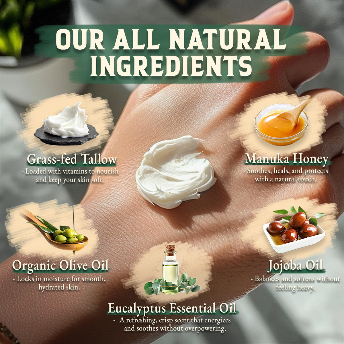 Wrath & Remedy slow-rendered tallow pour detail emphasizing handcrafted nutrient-rich benefit