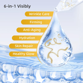 WSNDNSWR serum texture on palm showing lightweight hydration benefit