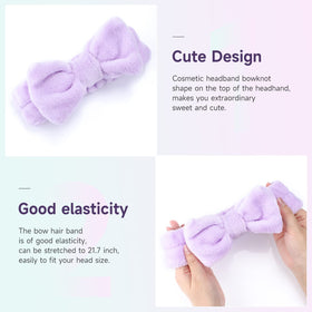 WSYUB removable bow detail on headband, allows customizable styling
