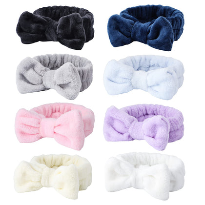 WSYUB front view of eight headbands showing colors and packaging, practical gift