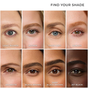 wunderbrow texture showing hair-like fibers for natural fullness
