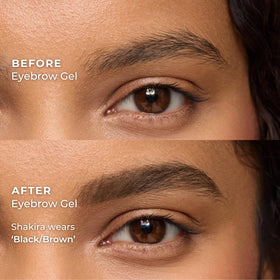 WUNDERBROW close view of double-ended angled brush and spoolie for precision