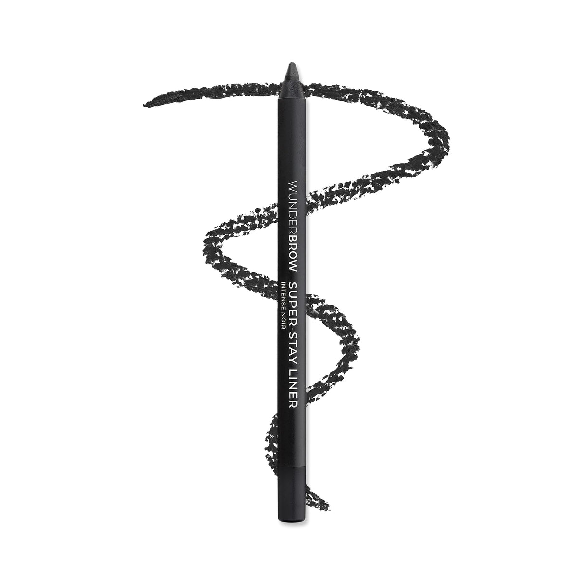 WUNDERBROW eyeliner pencil front angled view shows neat design and reliable performance