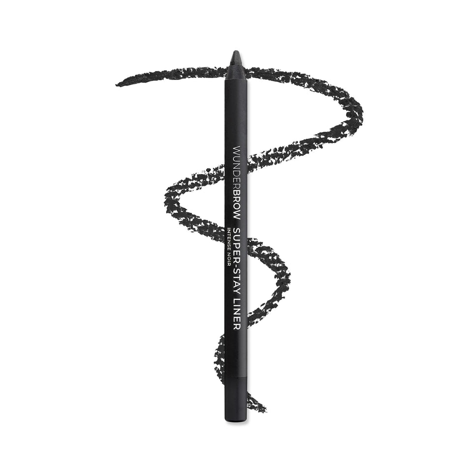 WUNDERBROW eyeliner pencil front angled view shows neat design and reliable performance