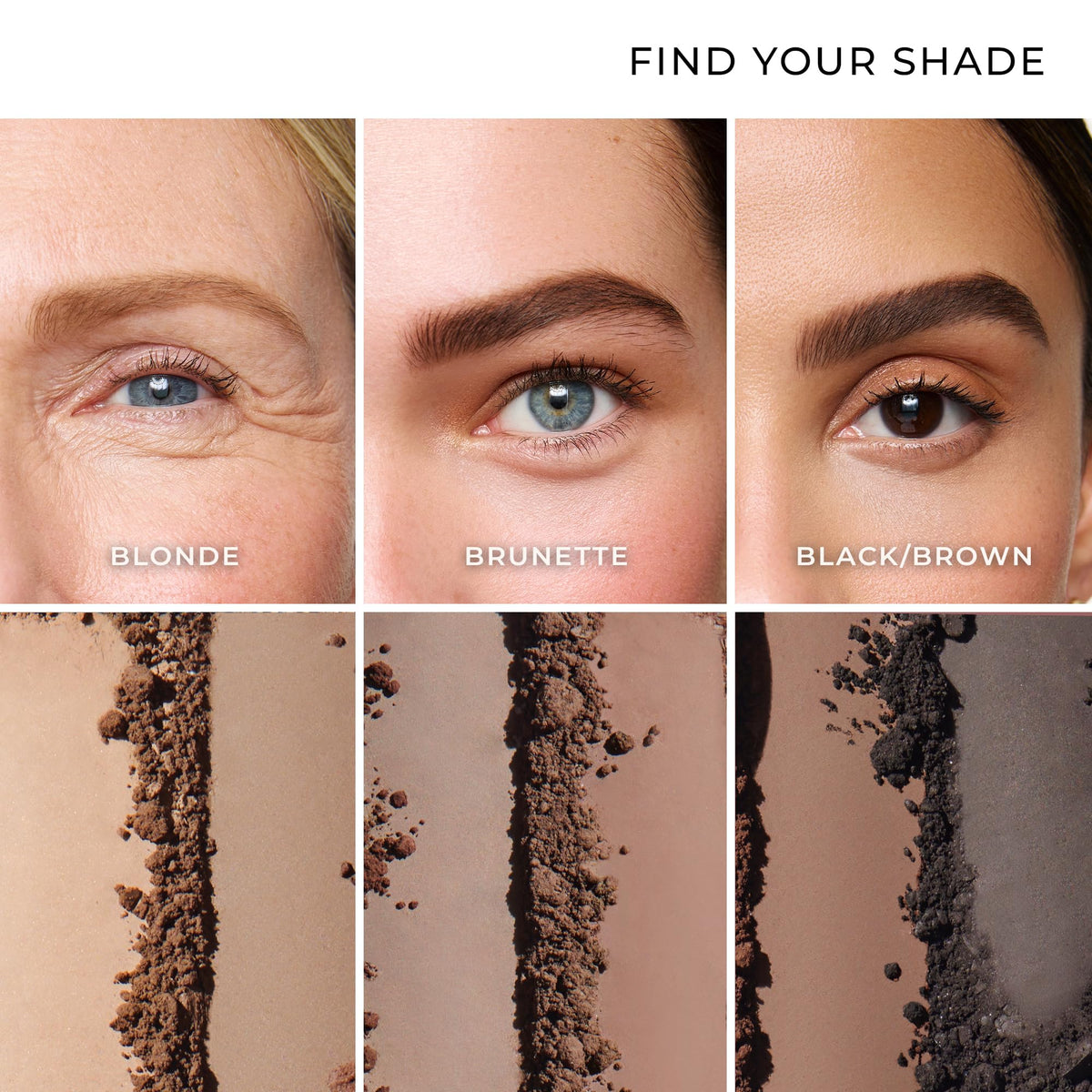 WUNDERBROW powder texture close-up highlighting buildable, lightweight finish