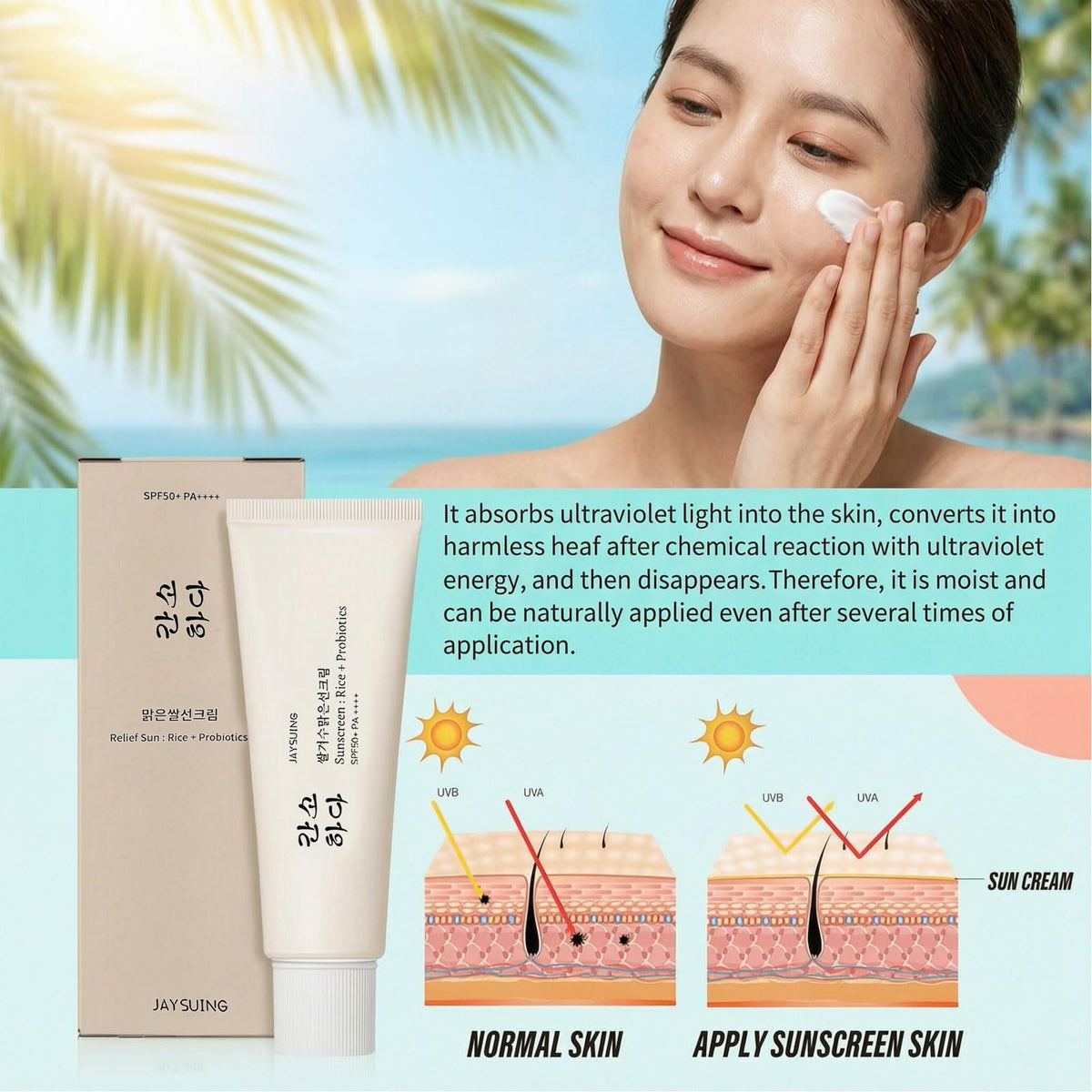 Xaoqin used under foundation as primer for smoother makeup application