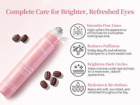 Xenjura on vanity in morning light promoting refreshed eyes