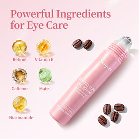 Xenjura lightweight serum texture on fingertip for quick absorption