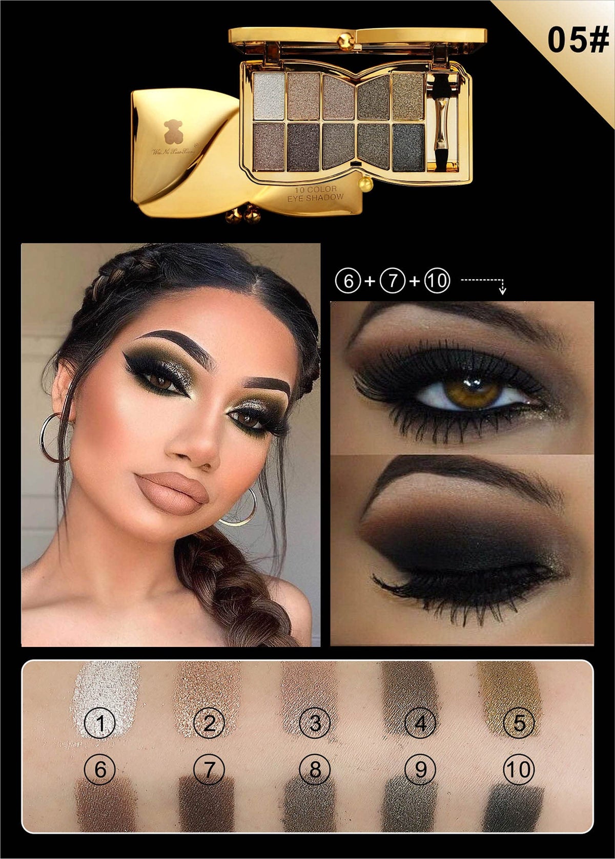 XFEXM closeup bottom row matte and glitter contrast for versatile looks