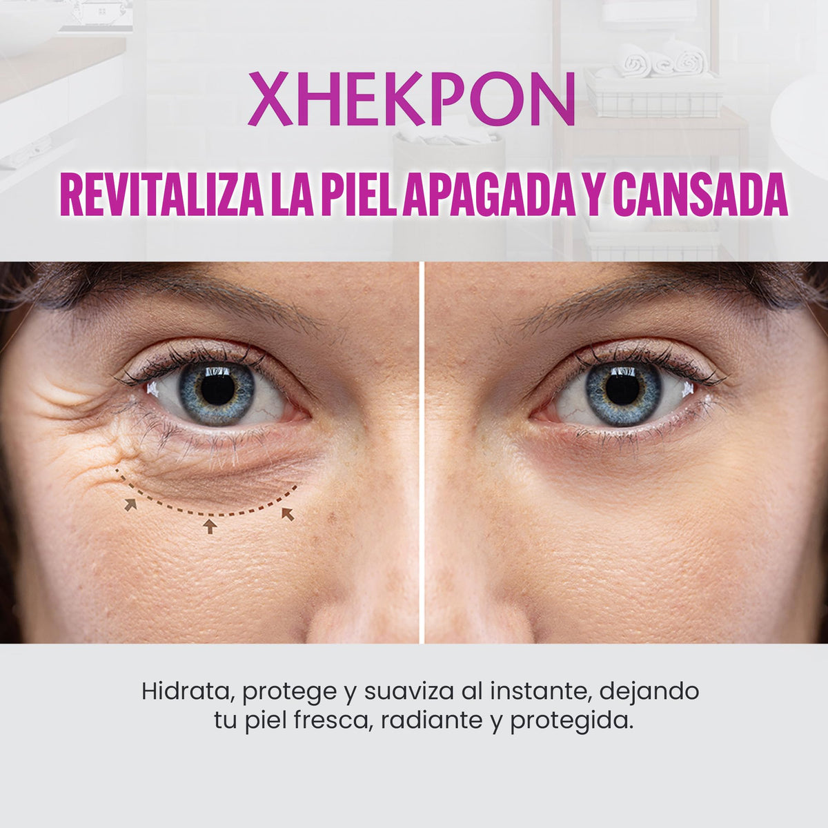 XHEKPON jar held in hand demonstrating compact 40ml travel-friendly size
