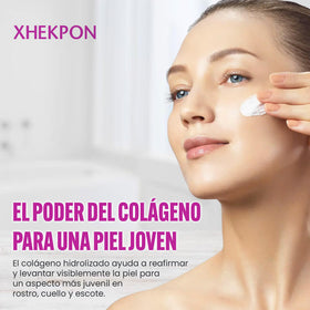 XHEKPON cream texture close-up highlighting smooth absorption benefits