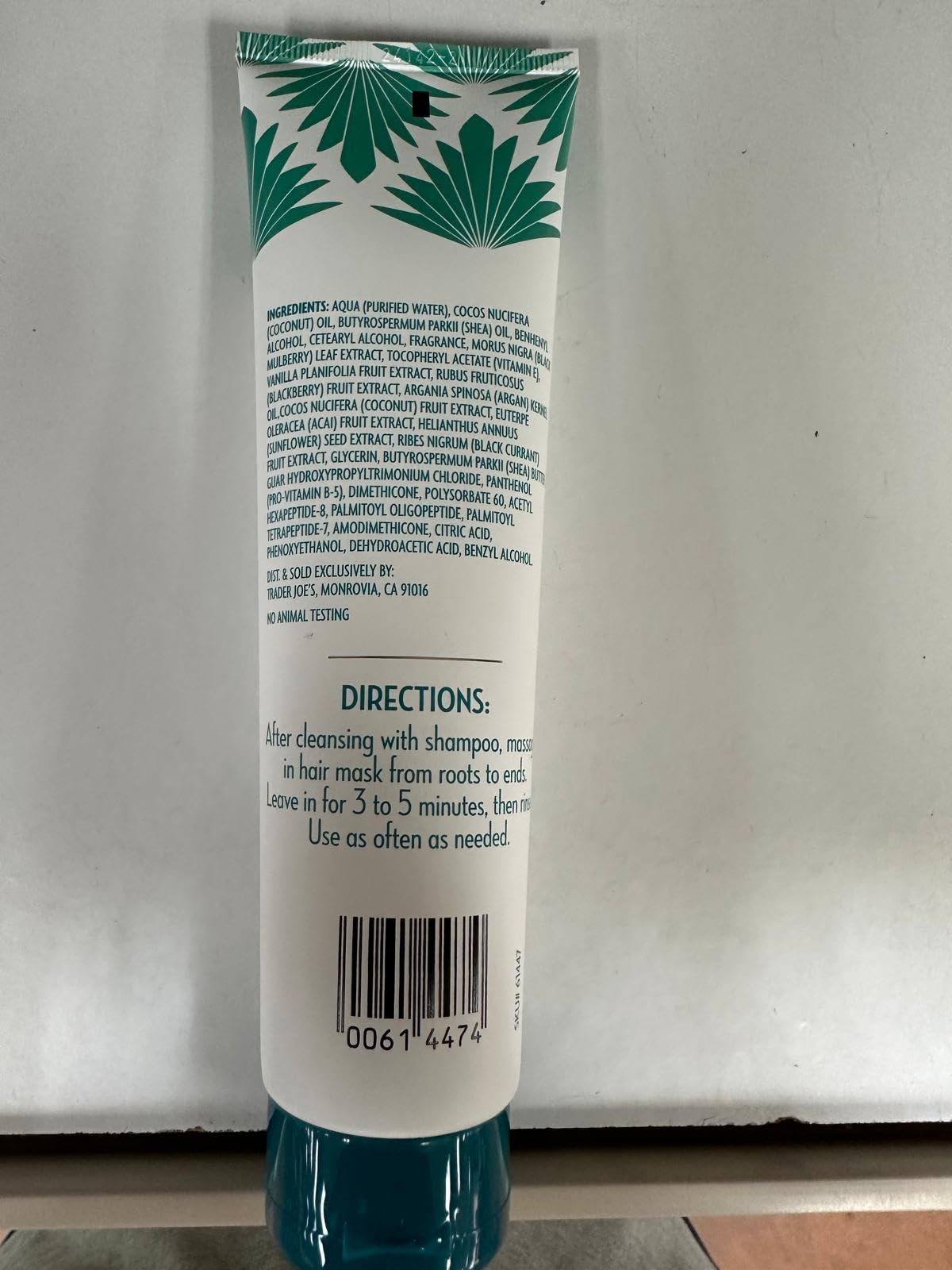 xHoob Trader Joe's mask cream texture close-up highlighting shea and coconut richness for deep moisture