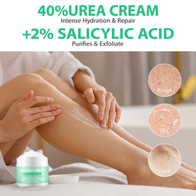XIAMOFUZHOU ingredients display with aloe tea tree and hyaluronic acid highlighting soothing benefits