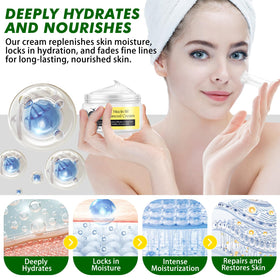 XIAMOFUZHOU jar on bathroom vanity illustrating daily skincare routine