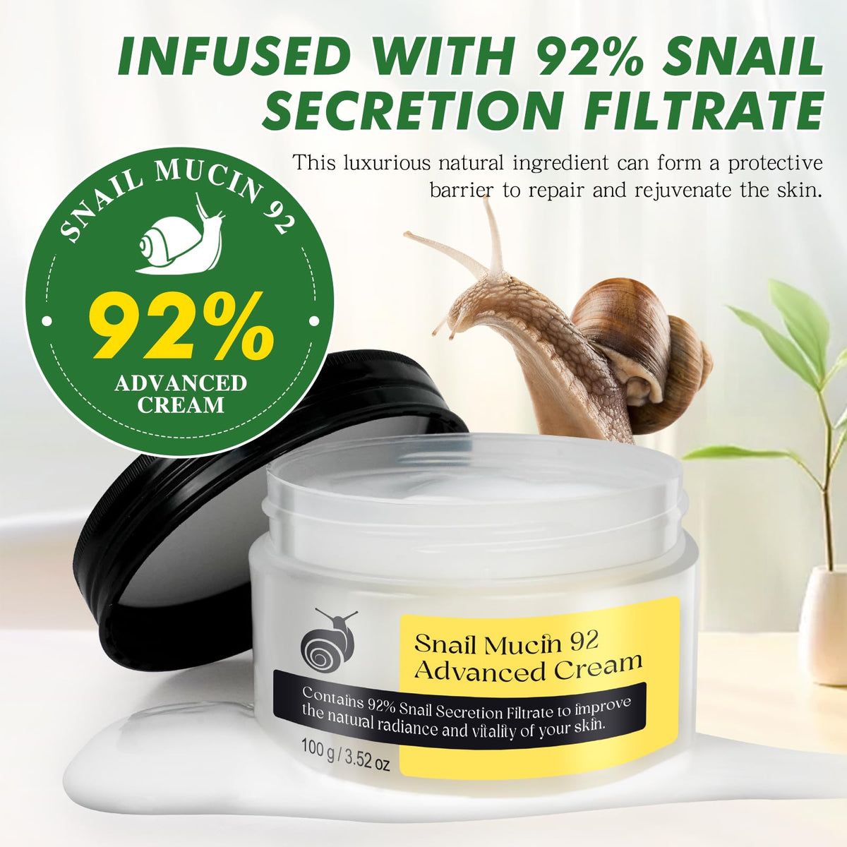 XIAMOFUZHOU open cream texture highlighting smooth fast absorption