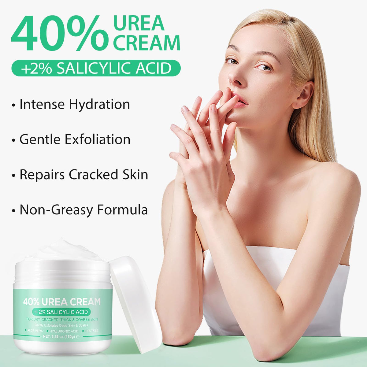 XIAMOFUZHOU dispensing cream into hand illustrating easy application and concentrated formula
