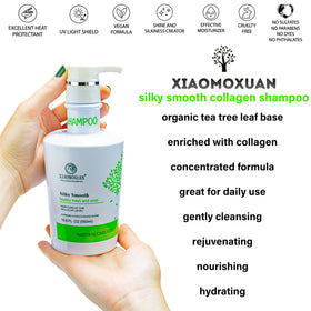 Xiaomoxuan bottle held to show size and convenient handling benefit