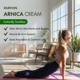 XILRVON cream texture close-up demonstrating fast-absorbing, non-greasy finish