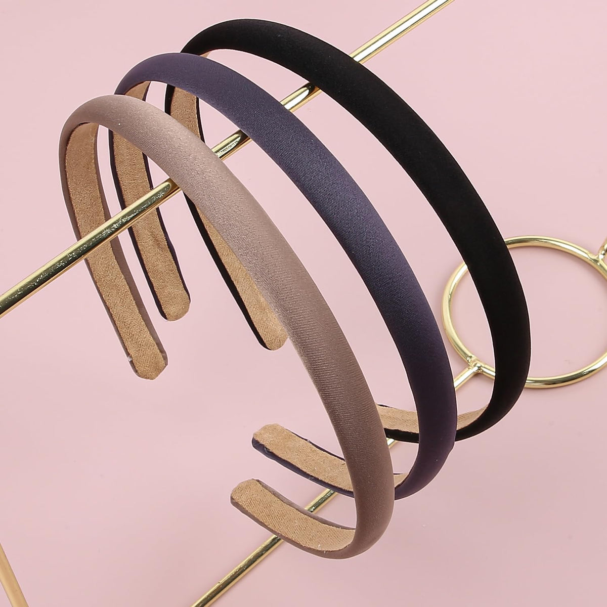 XIMA headband used during makeup routine holding hair back for practical convenience