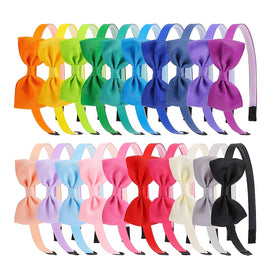 XIMA front packaging showing 20-piece bow headband set for easy selection