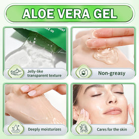 XINGXYUEL applying gel to forearm to show cooling, soothing skin relief