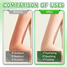 XINGXYUEL clear aloe gel texture on fingertip demonstrating fast-absorbing hydration