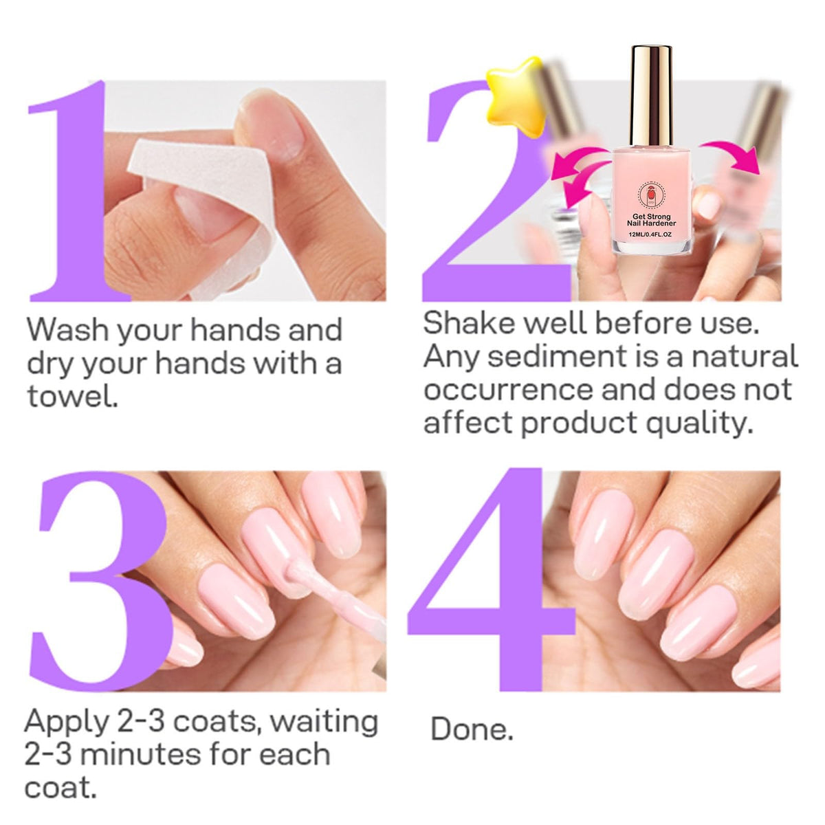 XJBD lifestyle flatlay manicure set showing everyday use and neat quick-dry nails