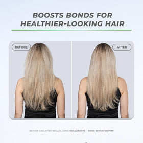 XMONDO before and after hair texture showing improved resilience
