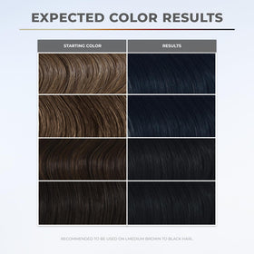 Application on mid-length hair demonstrating XMONDO pigment deposit and easy comb-through