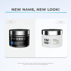 XMONDO creamy mask texture in open jar, easy spread and hydration