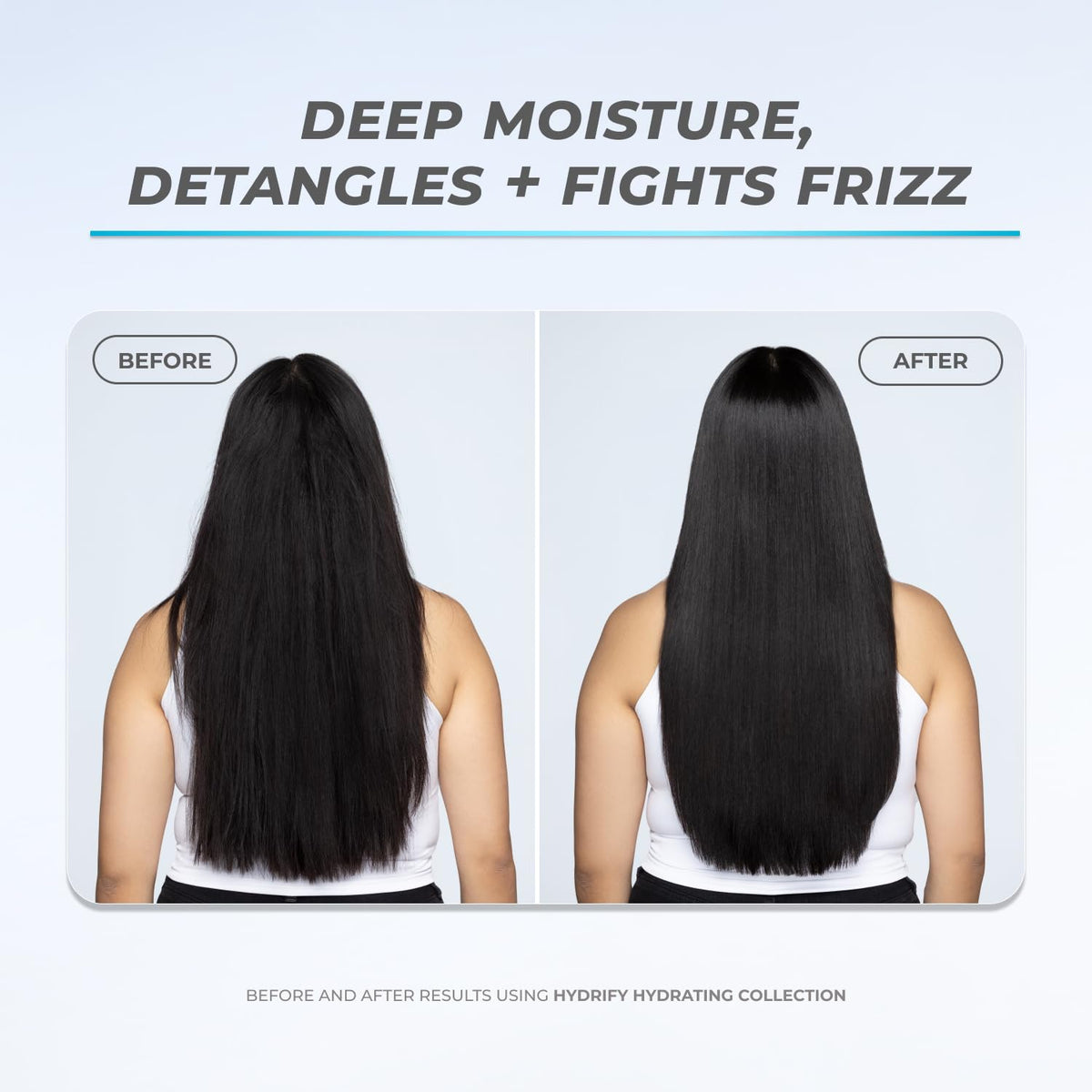 XMONDO close-up droplets on hair illustrating lightweight texture and non-greasy hydration