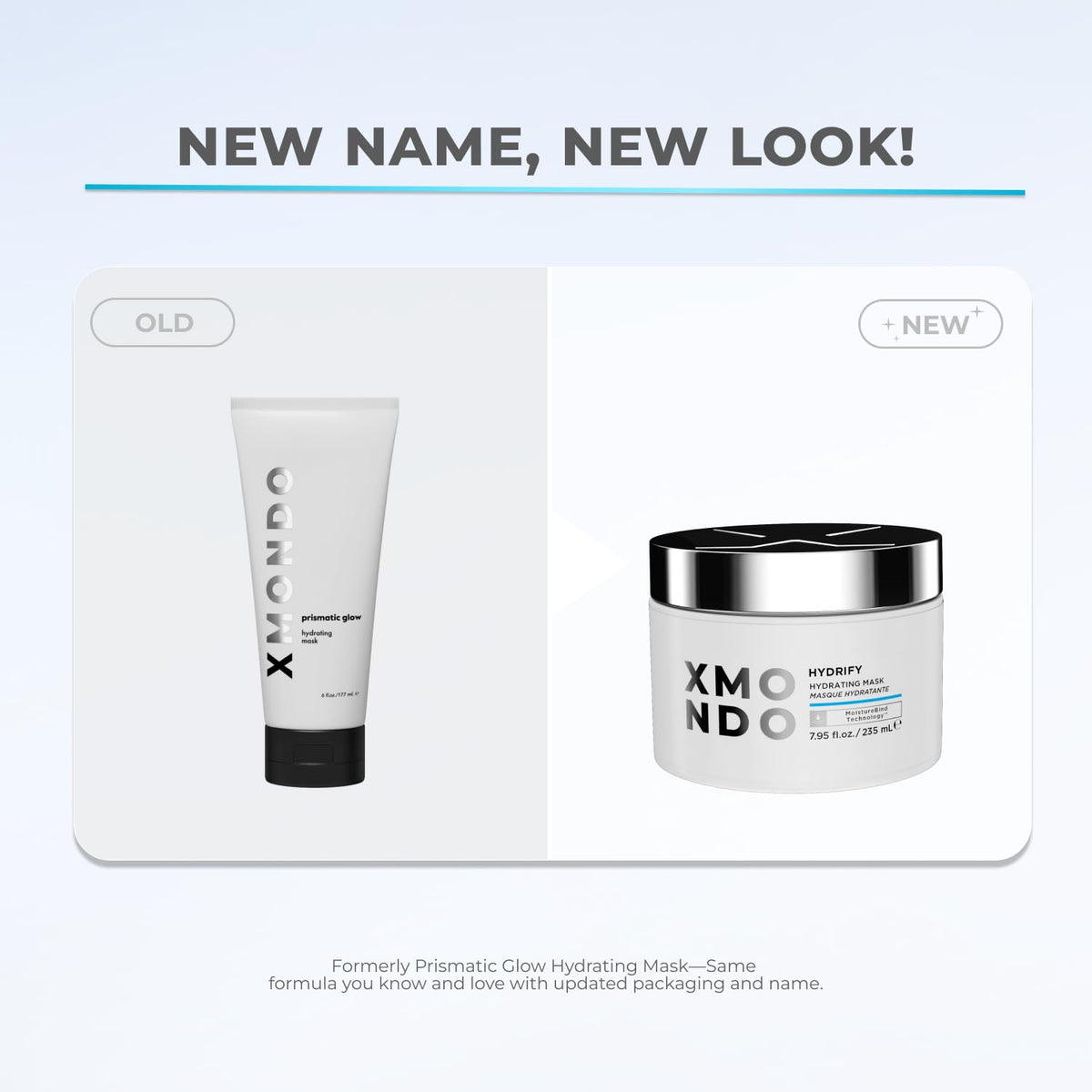 XMONDO creamy mask texture close-up highlighting rich hydration and spreadability