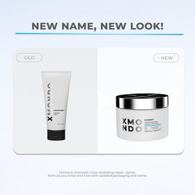 XMONDO creamy mask texture close-up highlighting rich hydration and spreadability