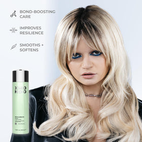 XMONDO bottle staged on bathroom shelf for everyday routine appeal