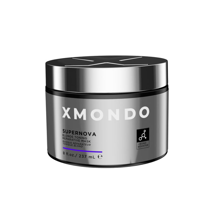 XMONDO jar front view showing product branding and size, highlights convenience