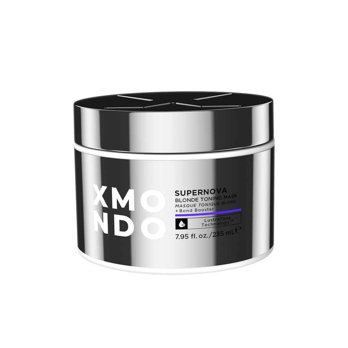 XMONDO front packaging showing tub and product name, clear benefit of tone control