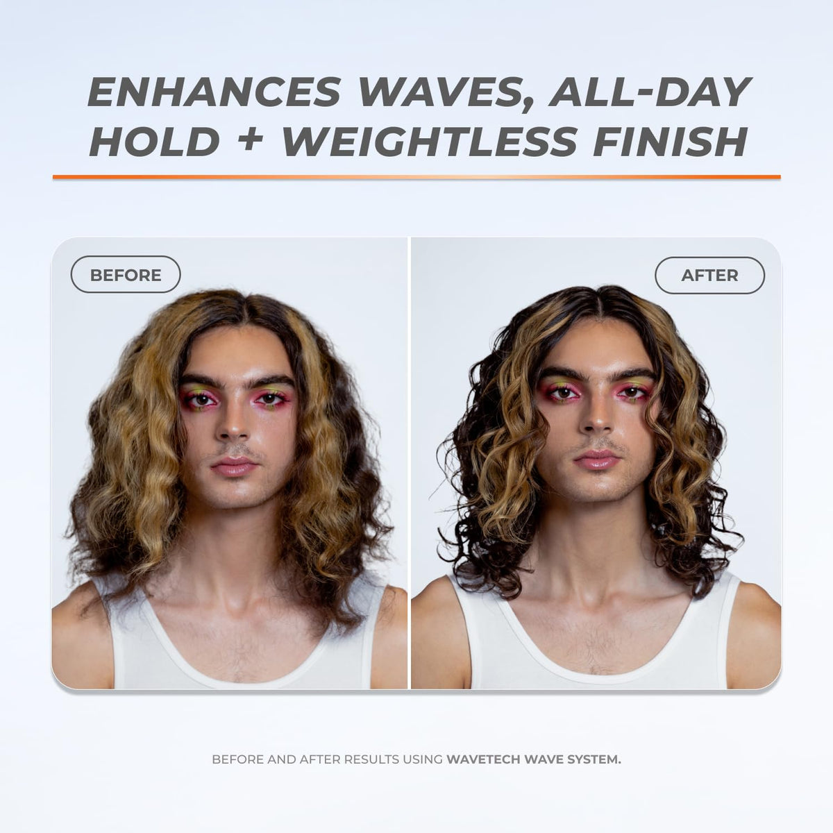 XMONDO in-hand application on damp hair, smooth distribution and reduced frizz