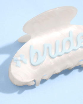 xo, Fetti macro of blue bows and pearls adds elegant decorative appeal