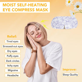 XPCARE chamomile open mask texture close-up showing soft fabric comfort