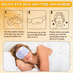 XPCARE mask worn during sleep demonstrating relaxation and stress relief