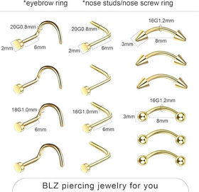 Xpircn 14K gold-filled belly ring close view shows polished finish and comfort