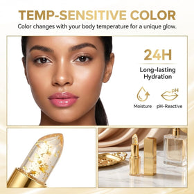 XQMVCO Areliaa lipstick texture close-up showing creamy finish and hydrating sheen