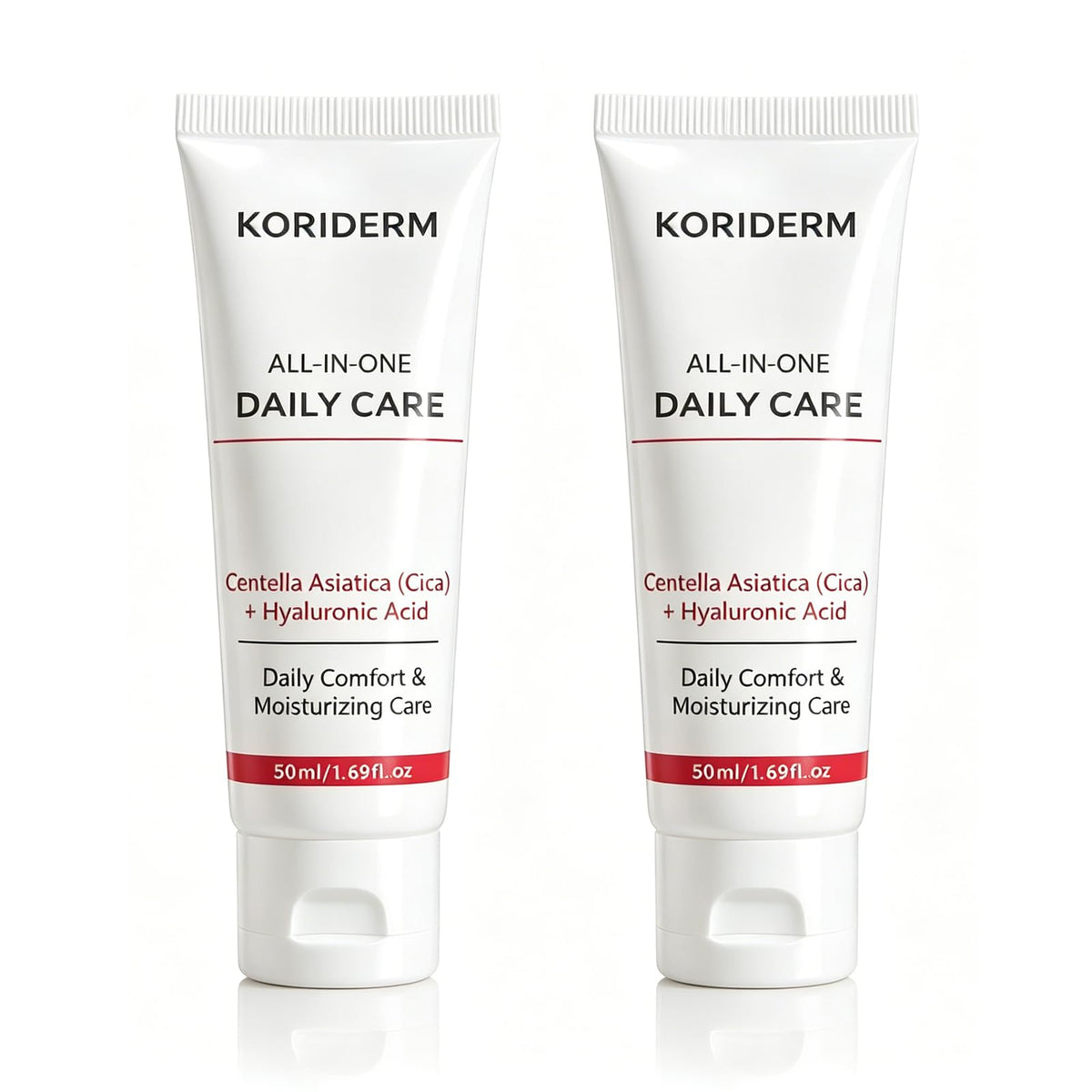 XQMVCO Koriderm front packaging showing product and benefits