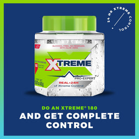 Xtreme gel texture close-up highlighting smooth clear consistency