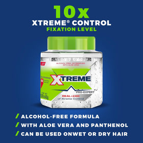 Xtreme jar open with scoop showing easy portioning and control